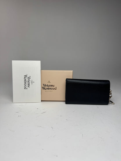 Vintage Vivienne Westwood Leather Key Holder Black