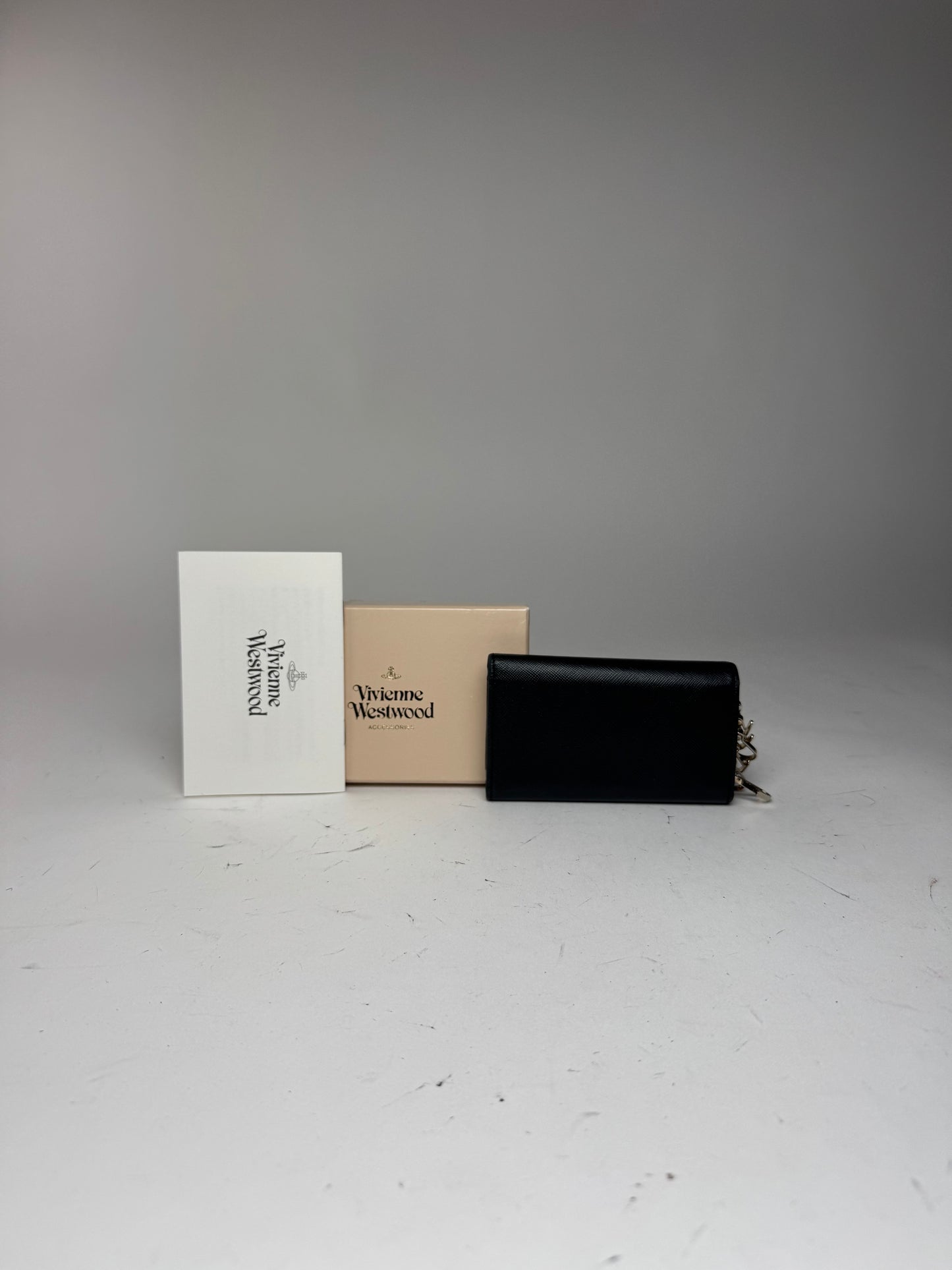 Vintage Vivienne Westwood Leather Key Holder Black