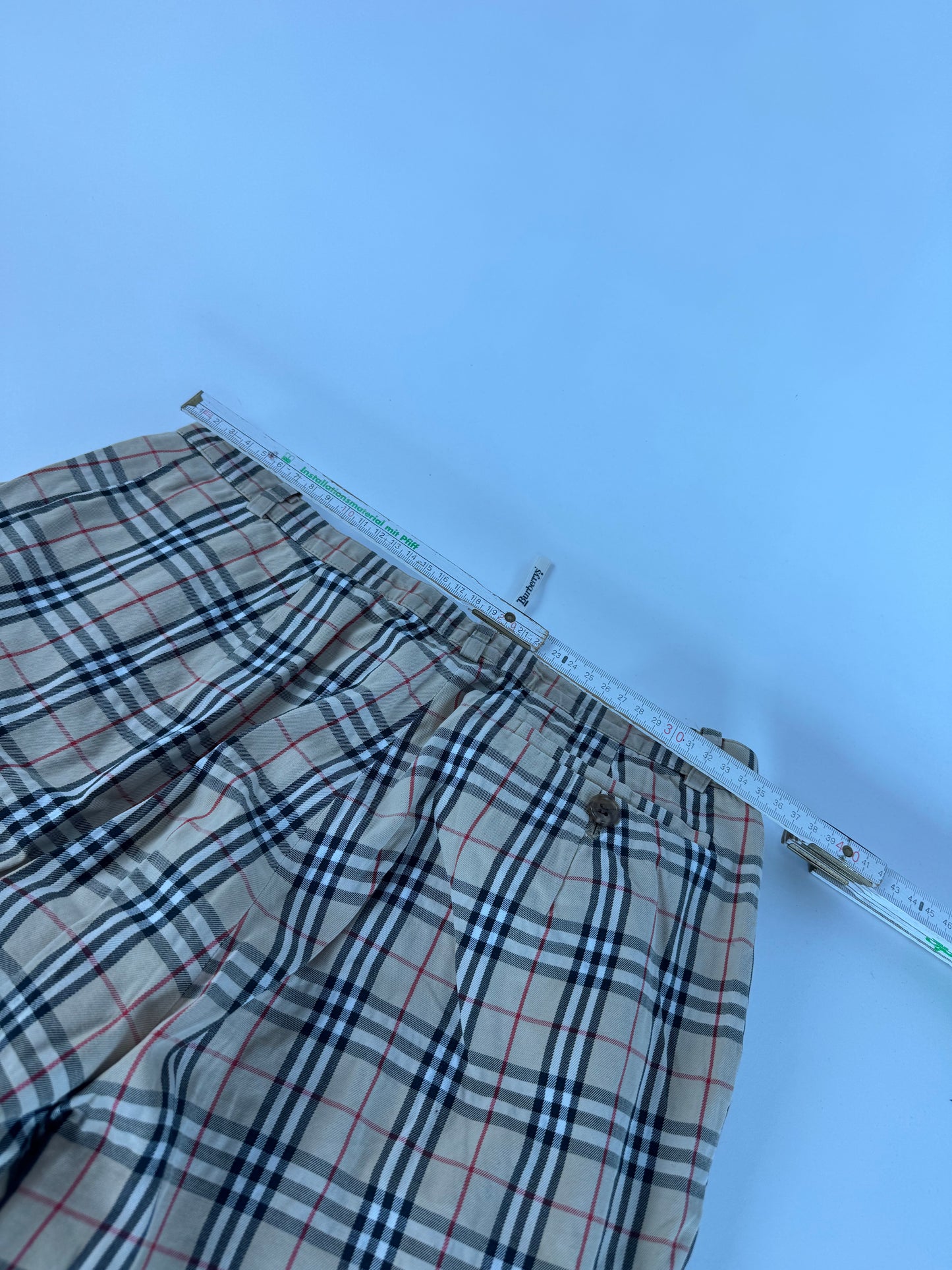 Vintage Burberry Nova Check Cotton Pants 40/L