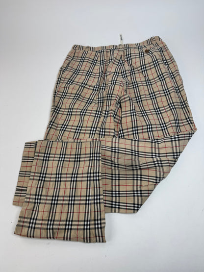 Vintage Burberry Nova Check Cotton Pants 40/L