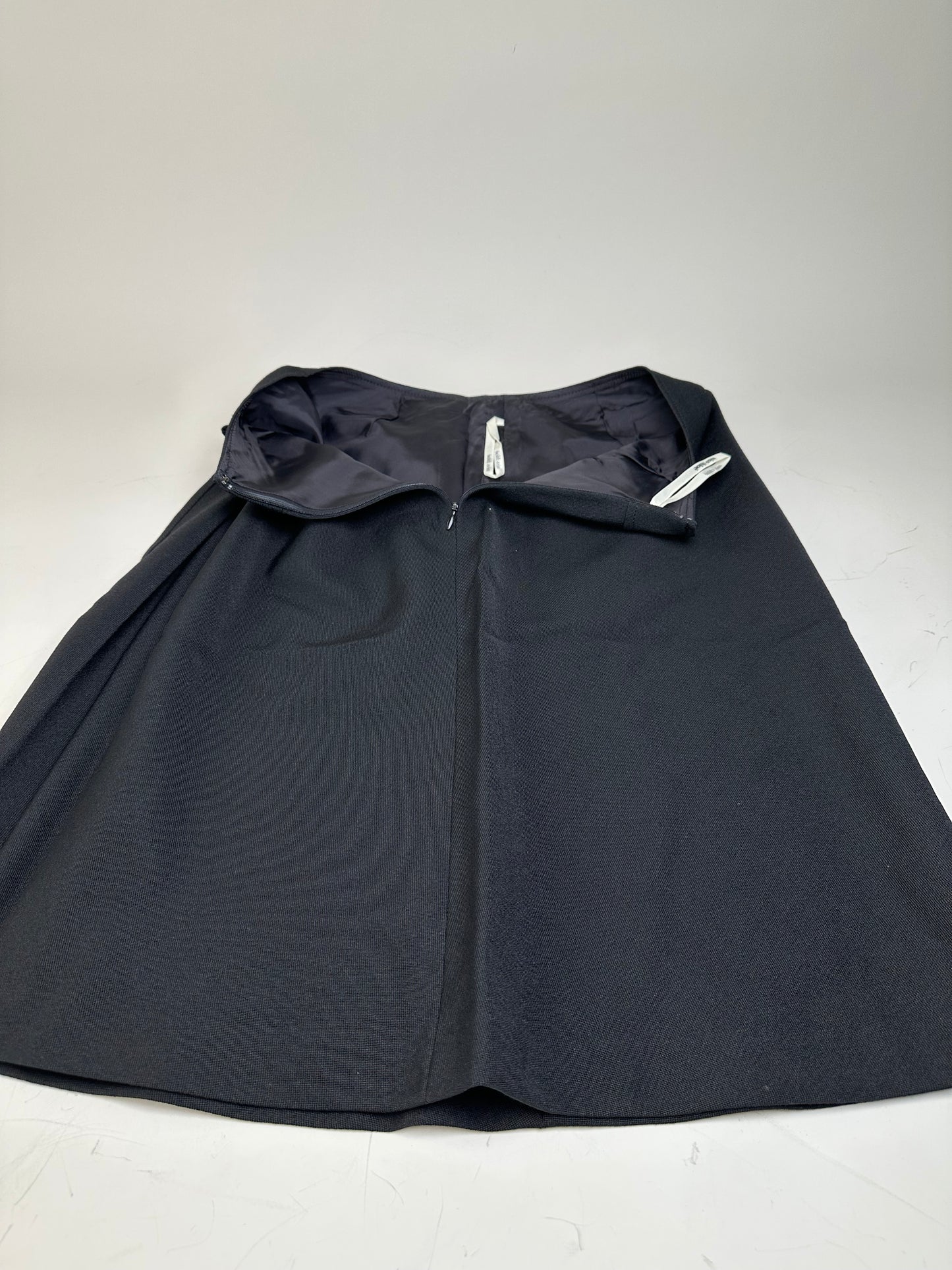 Vintage Chloe Button-Front Skirt Black Silver