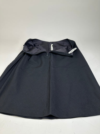 Vintage Chloe Button-Front Skirt Black Silver