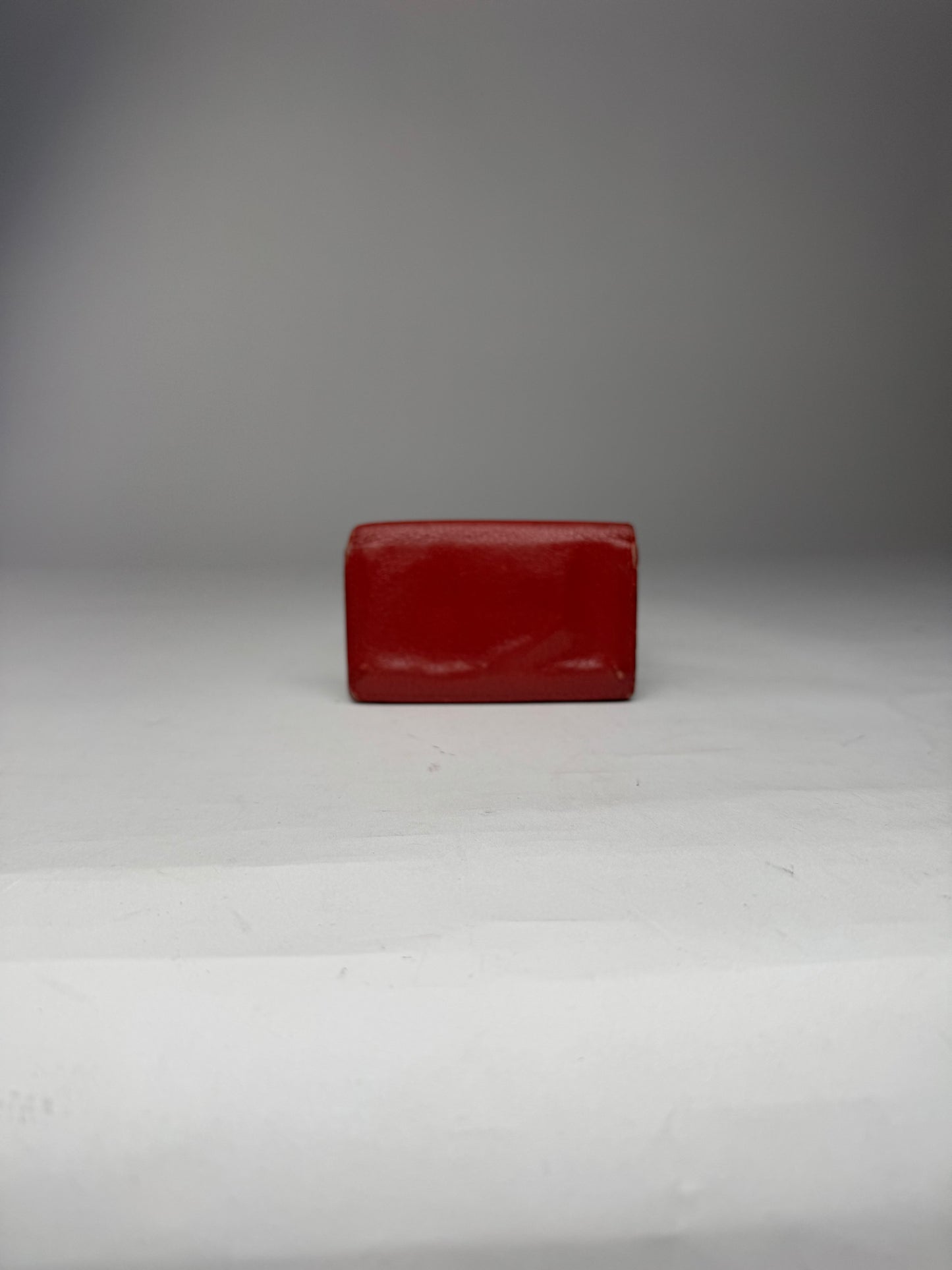 Vintage Miu Miu Leather Card Holder Red