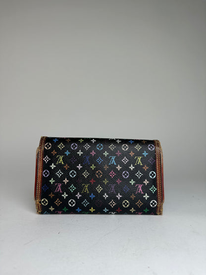 Vintage Louis Vuitton Monogram Multicolore Long Wallet Black