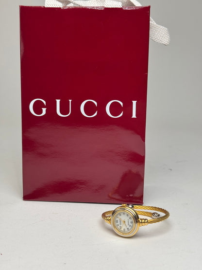 Vintage Gucci Quartz Watch Golden