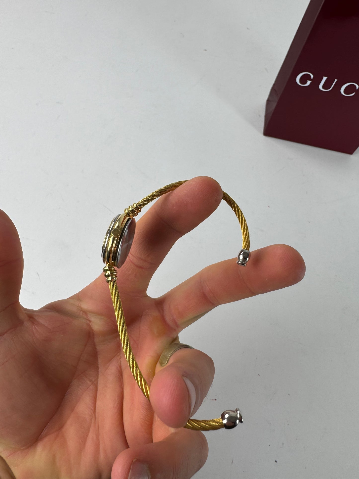 Vintage Gucci Quartz Watch Golden