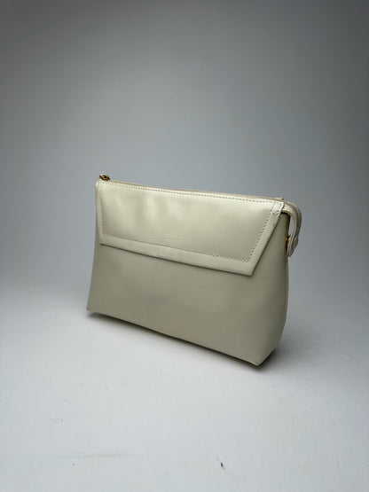 Vintage Loewe Madrid Leather clutch white