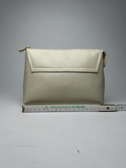 Vintage Loewe Madrid Leather clutch white