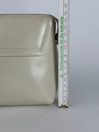 Vintage Loewe Madrid Leather clutch white