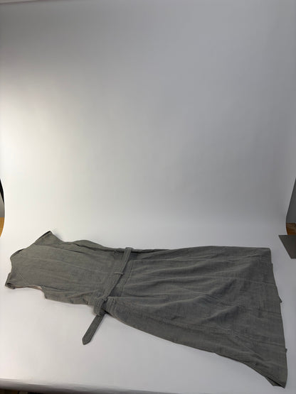 Vintage Givenchy Cotton Midi Dress Grey Riccardo Tisci Era M