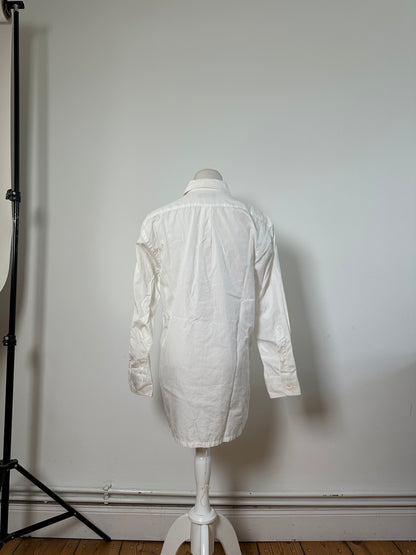 Vintage Dior Men's Cotton Blend Shirt White XL