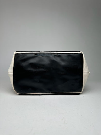 Vintage Balenciaga Logo bag White black