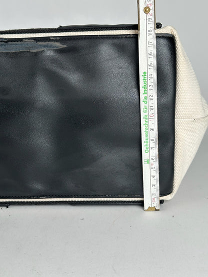 Vintage Balenciaga Logo bag White black