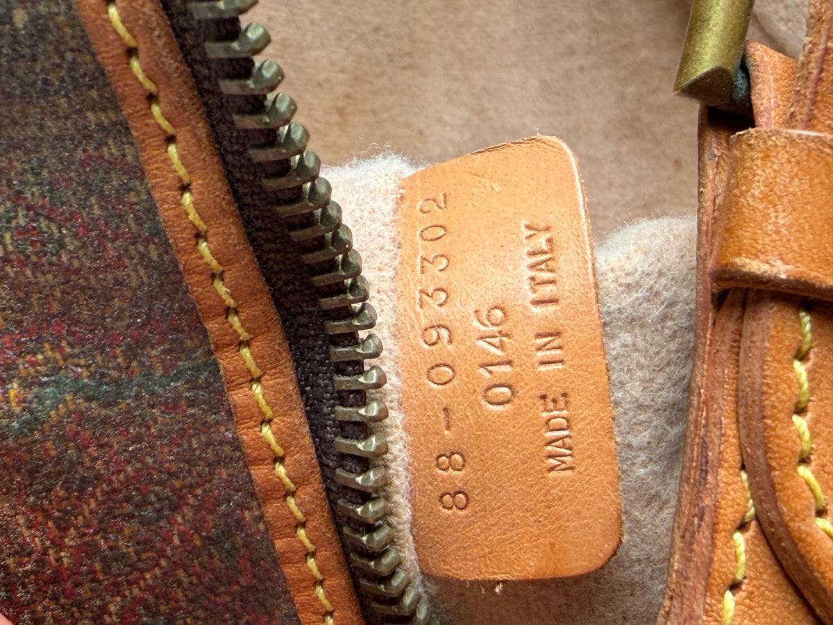 Vintage Etro Paisley Canvas Hobo Bag Late 1990s Rust Green Gold