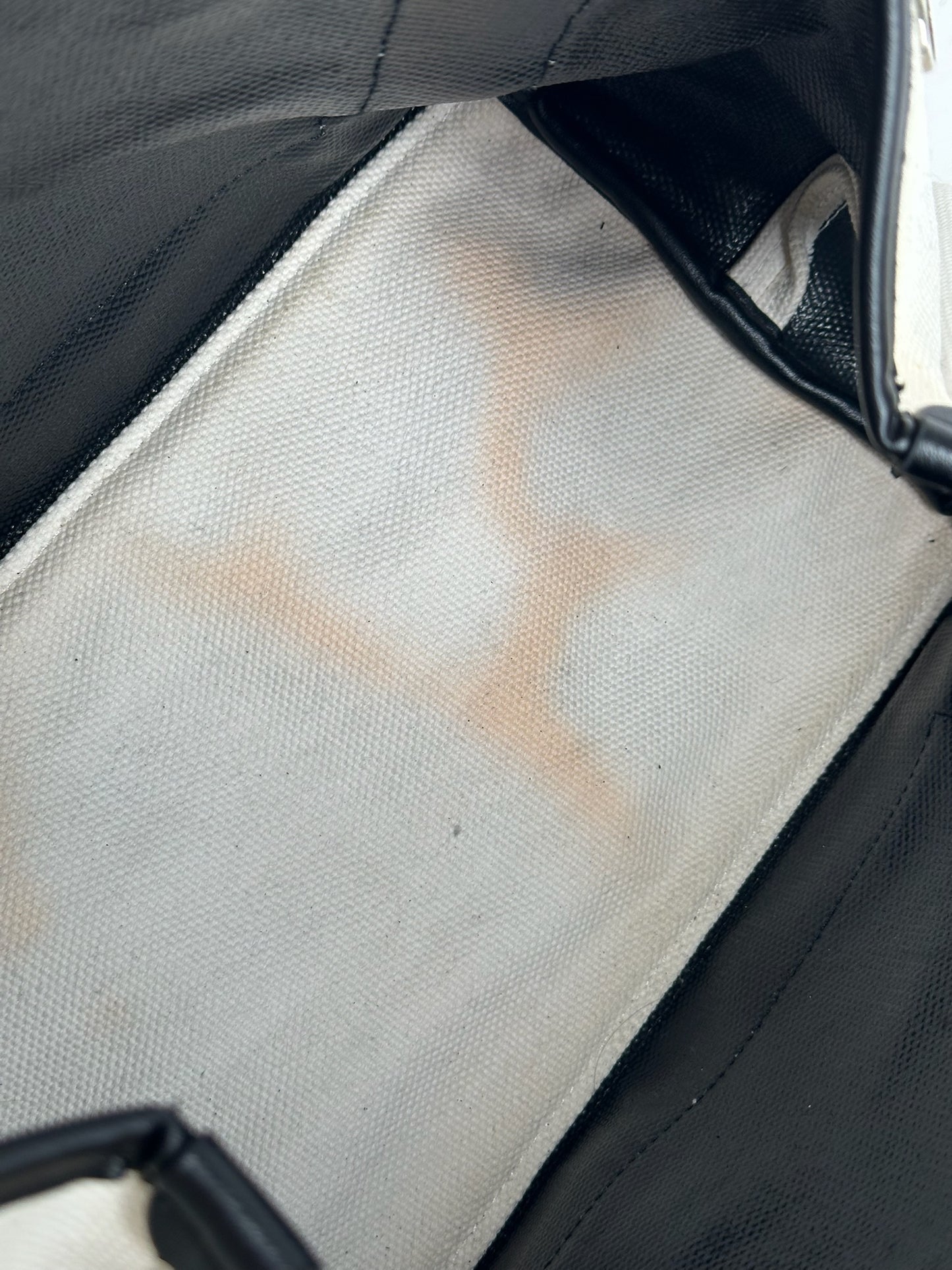 Vintage Balenciaga Logo bag White black