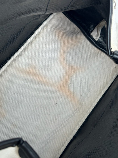 Vintage Balenciaga Logo bag White black