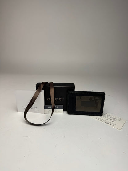 Vintage Gucci monogram Card Holder Black