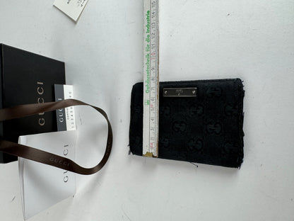 Vintage Gucci monogram Card Holder Black