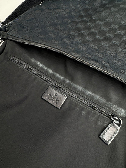 Vintage Gucci Monogram 2Way Bag black