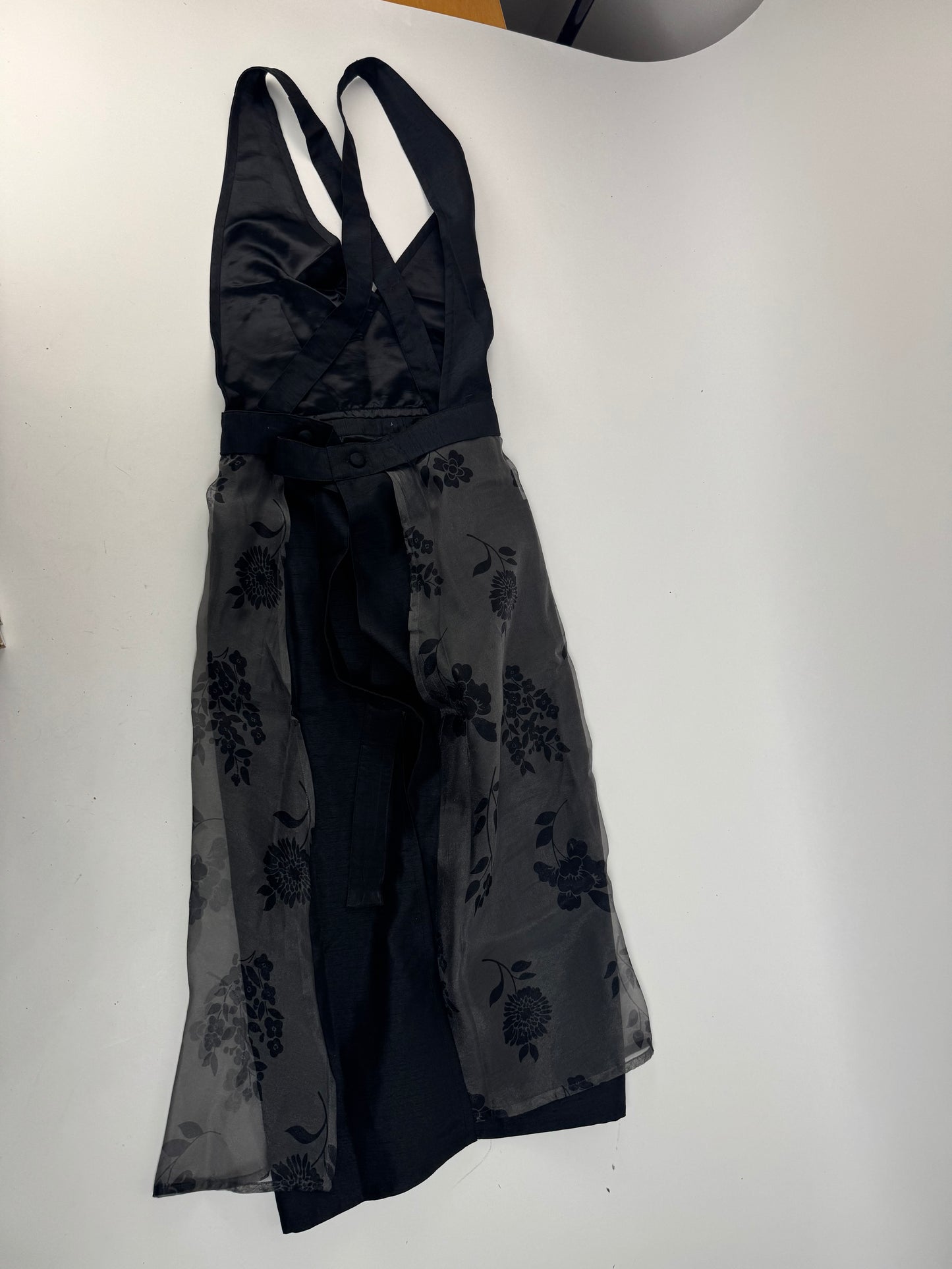 Vintage Issey Miyake Cotton Dress Grey Black