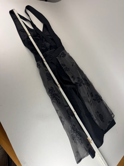 Vintage Issey Miyake Cotton Dress Grey Black