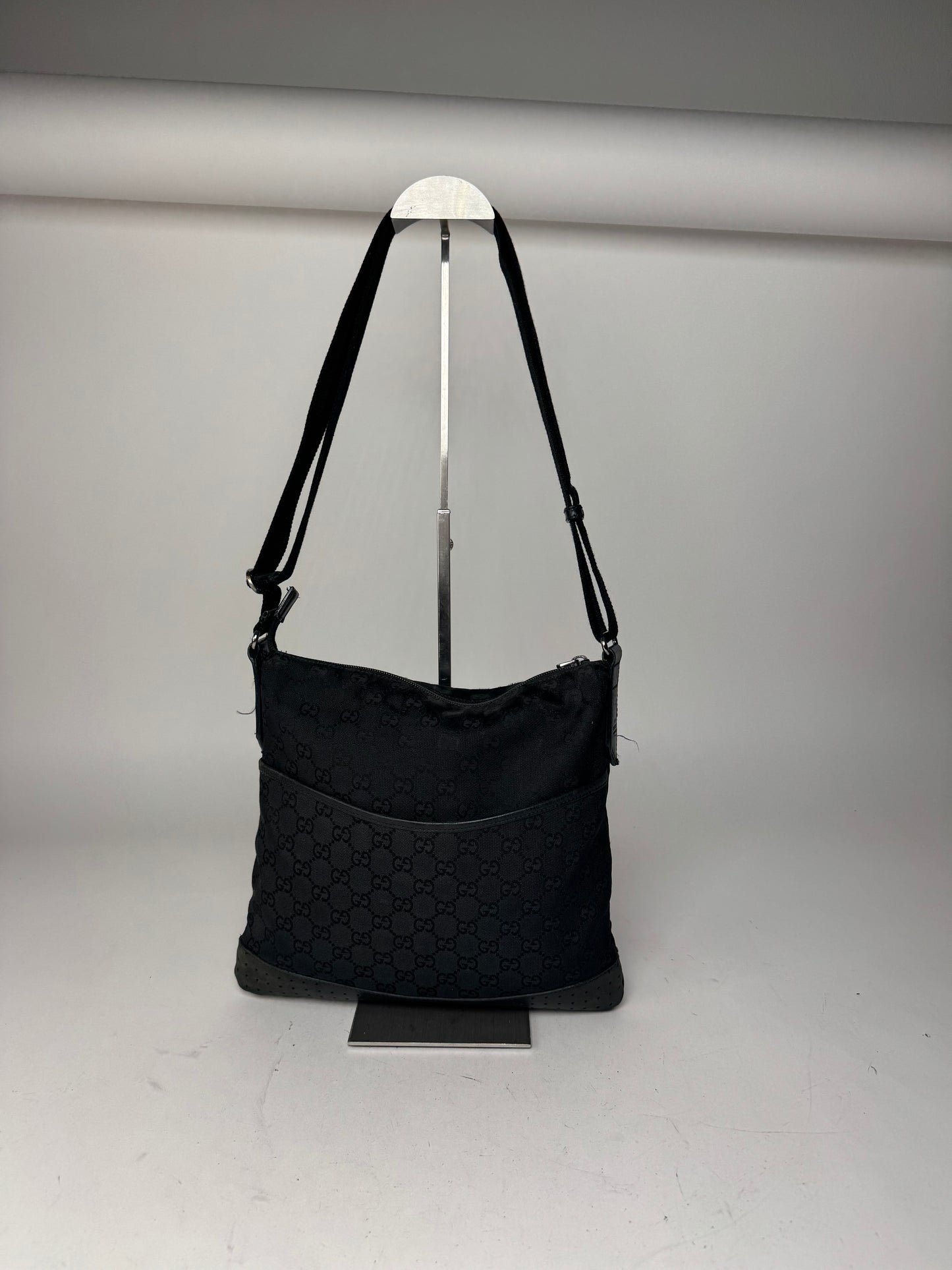 Vintage Gucci Monogram 2Way Bag black