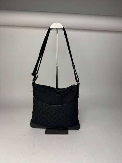 Vintage Gucci Monogram 2Way Bag black