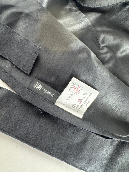 Vintage Issey Miyake Cotton Dress Grey Black