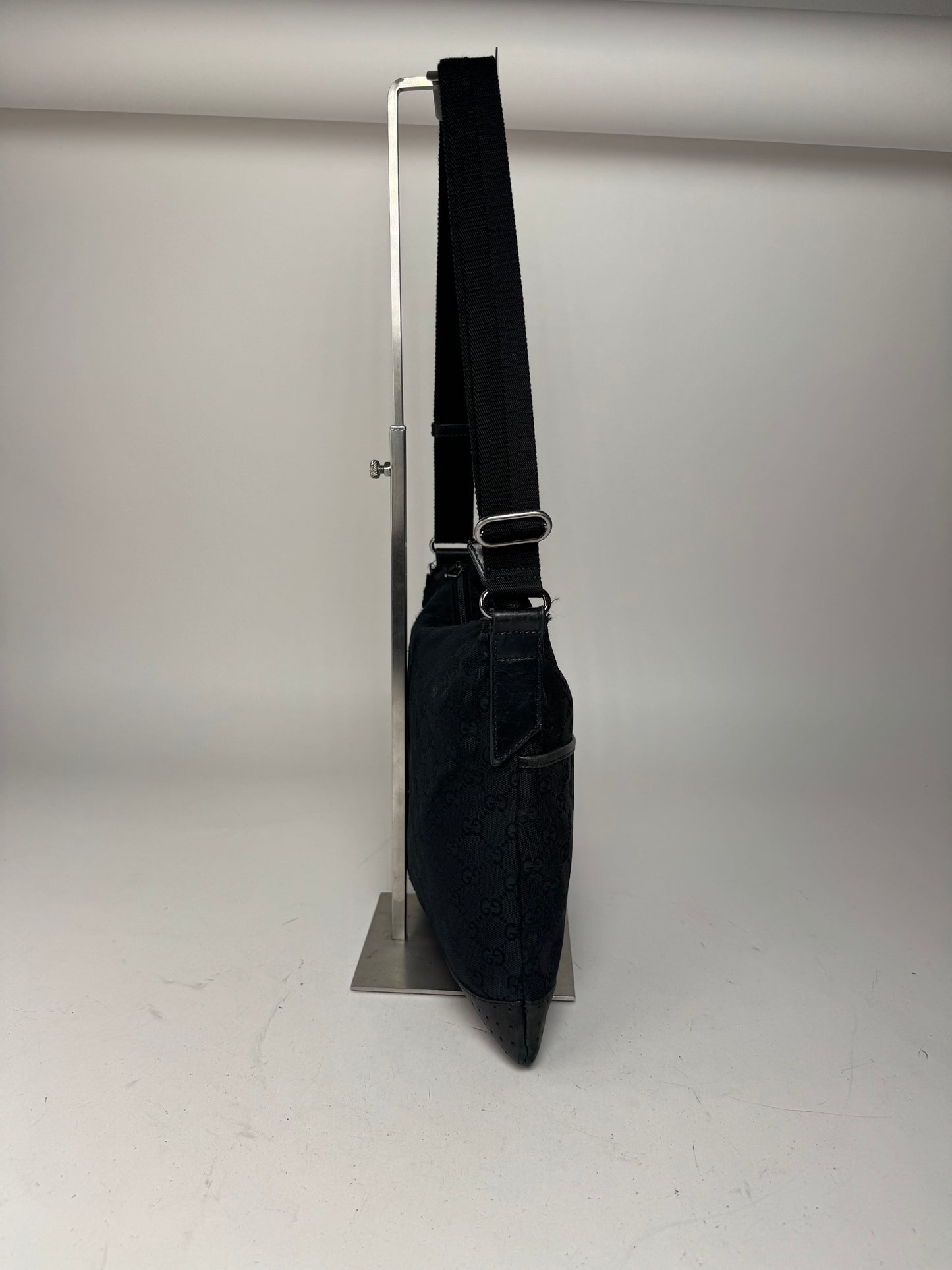 Vintage Gucci Monogram 2Way Bag black