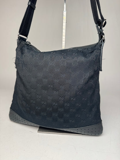 Vintage Gucci Monogram 2Way Bag black
