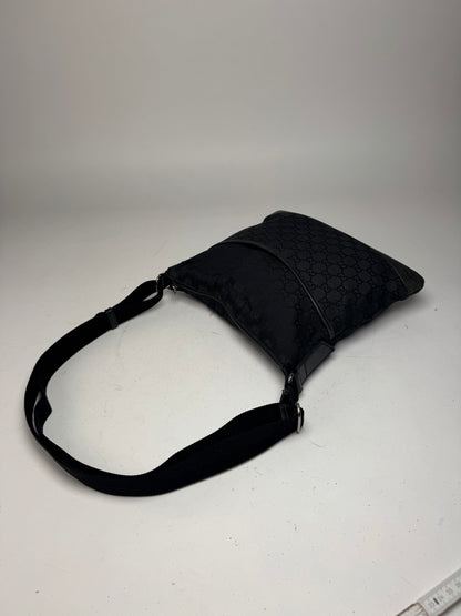 Vintage Gucci Monogram 2Way Bag black
