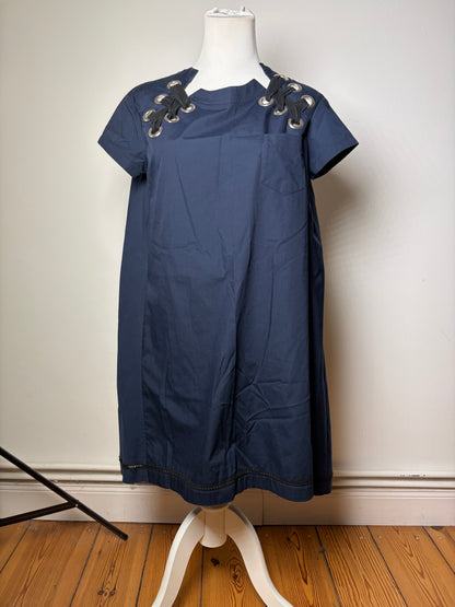 Vintage Sacai Mini Dress Navy Black L