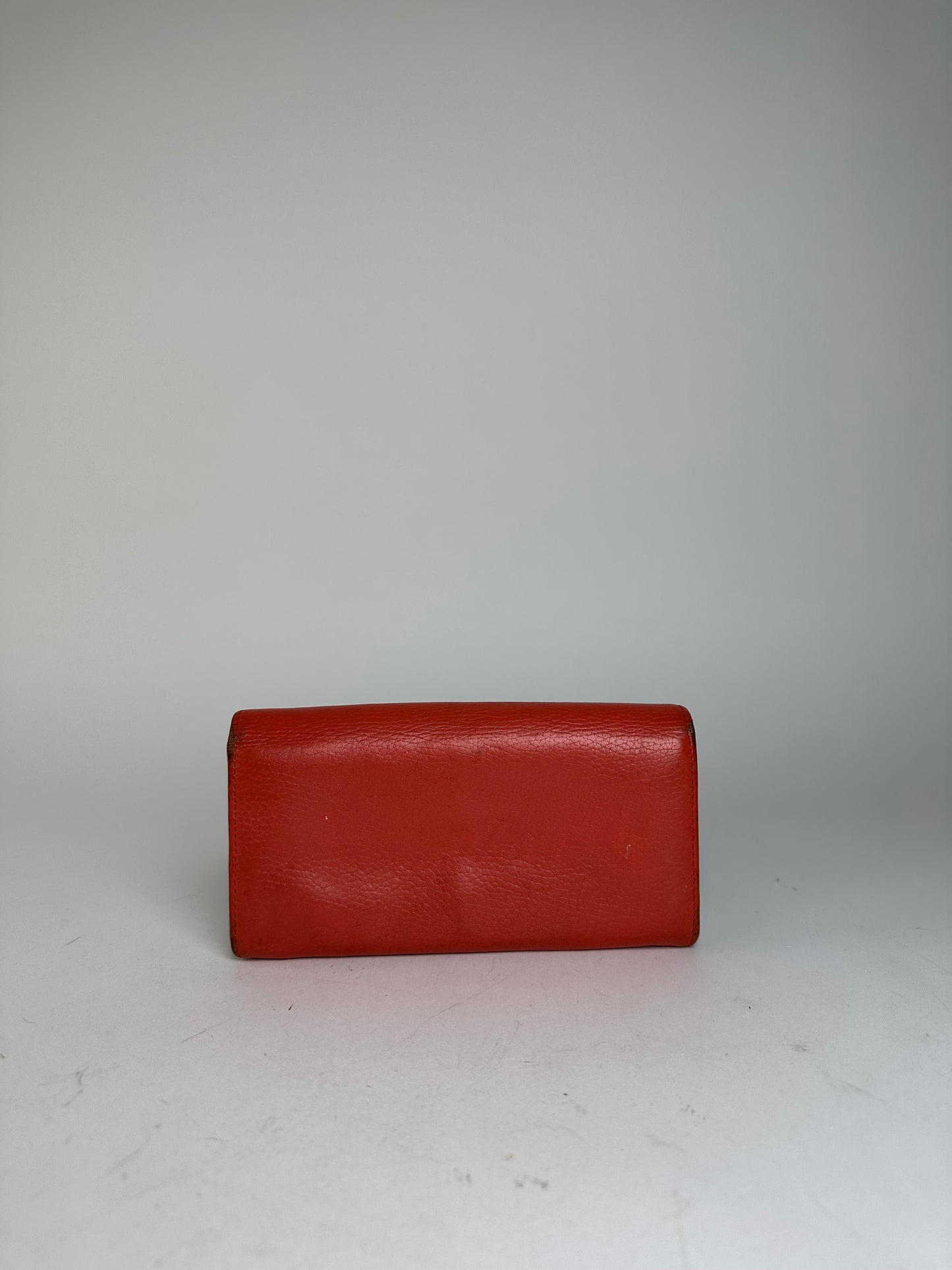 Vintage Vivienne Westwood Continental Wallet Leather Red