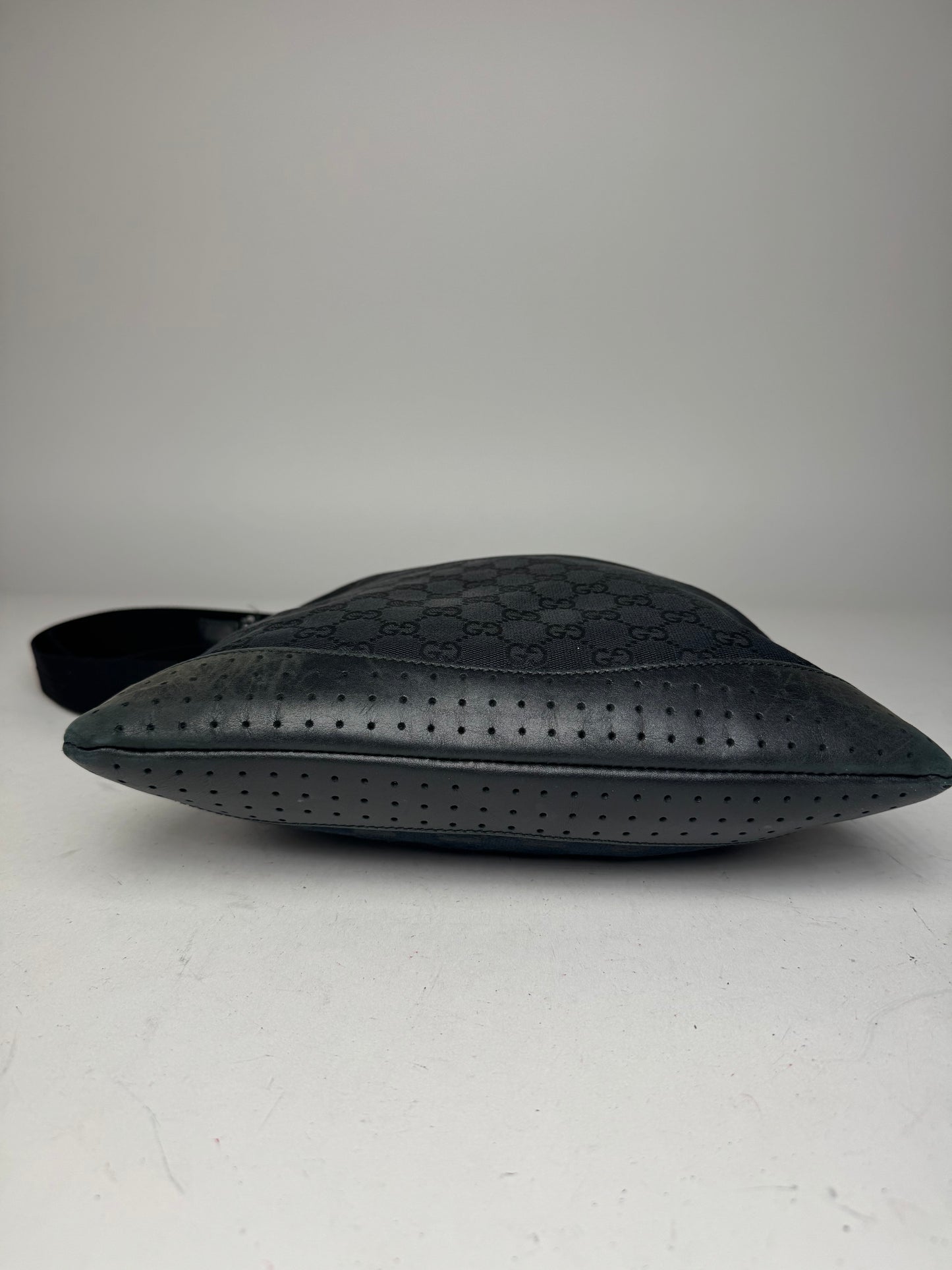 Vintage Gucci Monogram 2Way Bag black