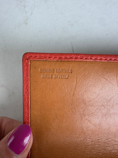 Vintage Vivienne Westwood Continental Wallet Leather Red