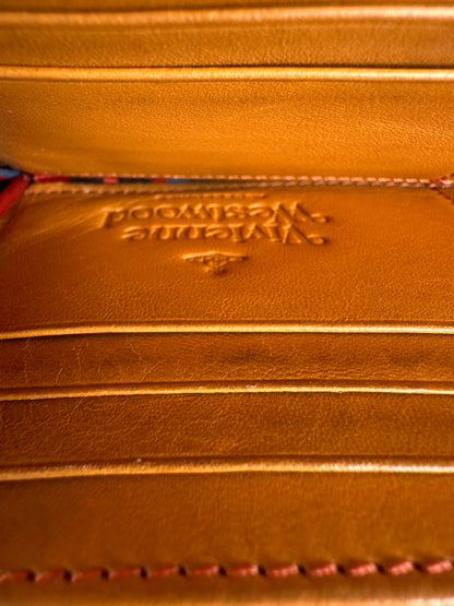 Vintage Vivienne Westwood Continental Wallet Leather Red