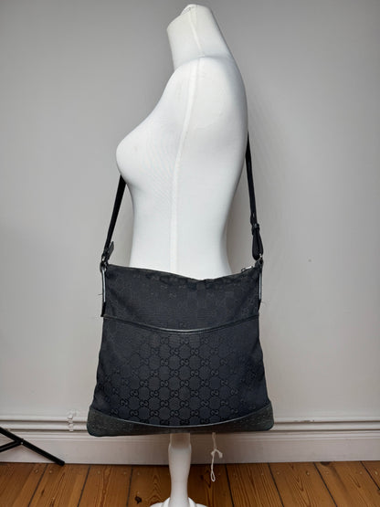 Vintage Gucci Monogram 2Way Bag black
