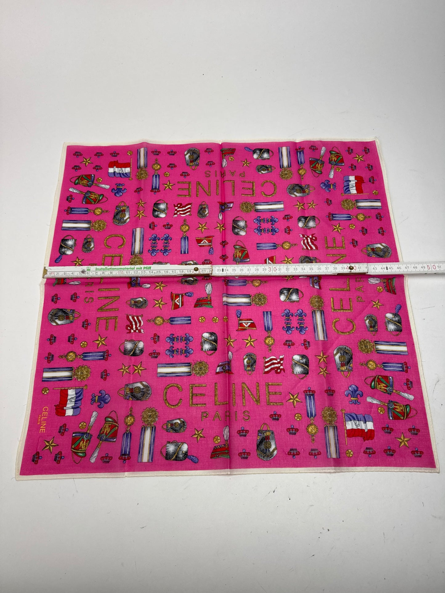 Vintage Celine Scarf pink