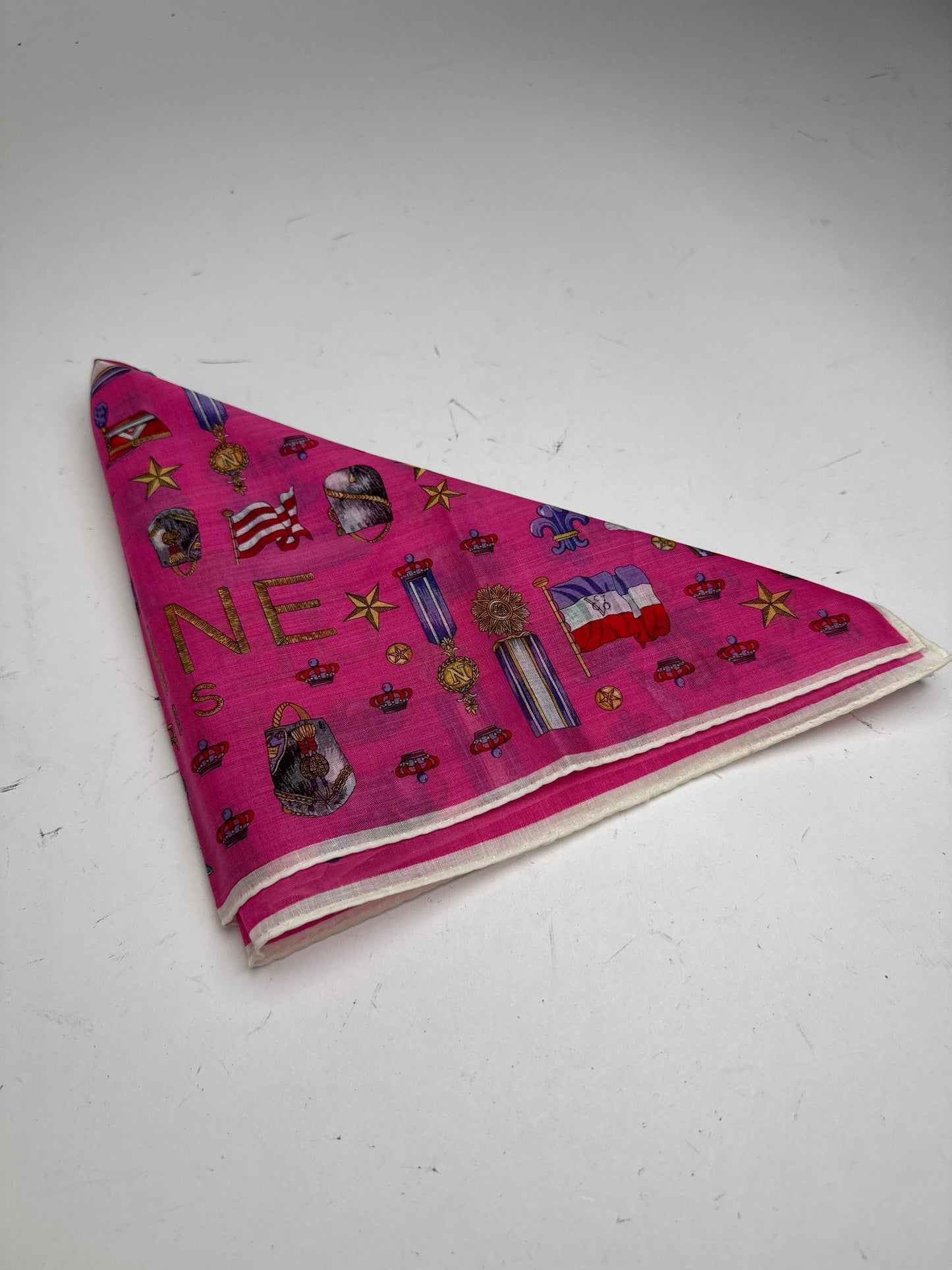 Vintage Celine Scarf pink