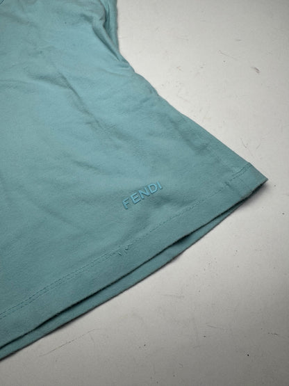 Vintage Fendi Top Baby Blue XS