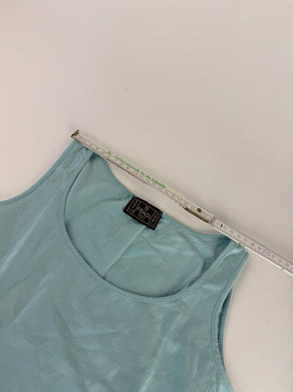Vintage Fendi Top Baby Blue XS