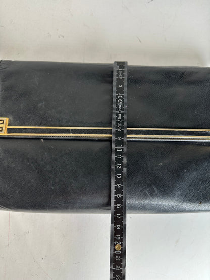 Vintage Givenchy Shoulder Bag Leather Black