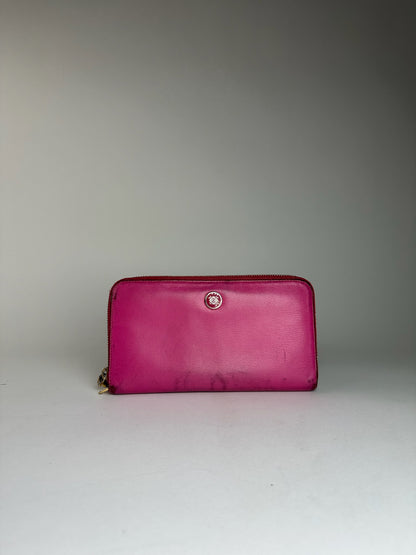 Vintage Loewe Madrid Leather Wallet Pink