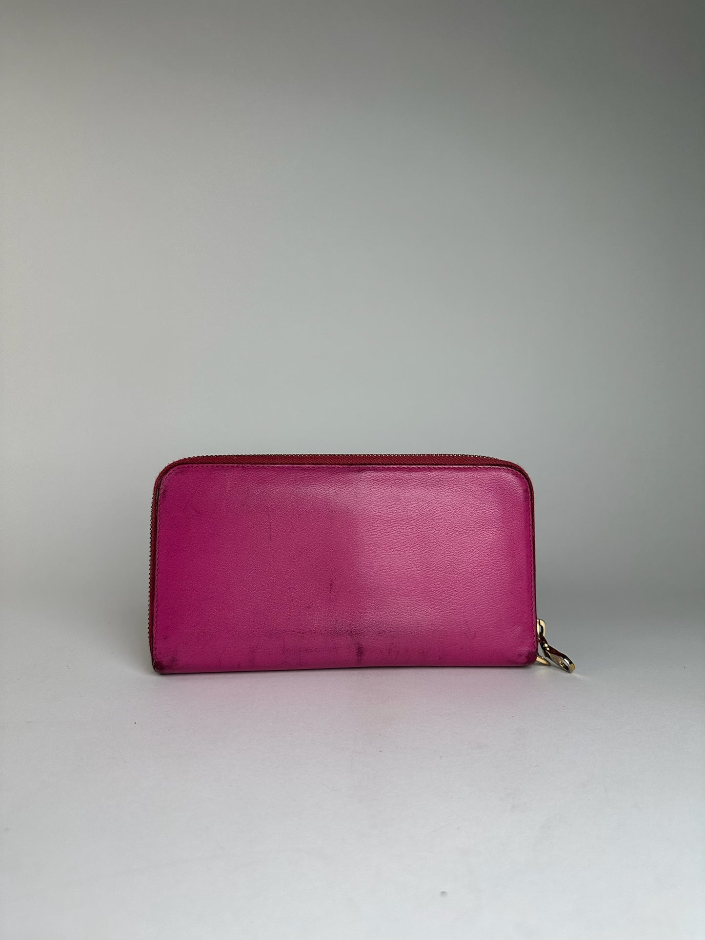 Vintage Loewe Madrid Leather Wallet Pink