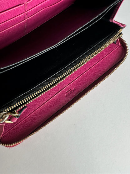 Vintage Loewe Madrid Leather Wallet Pink