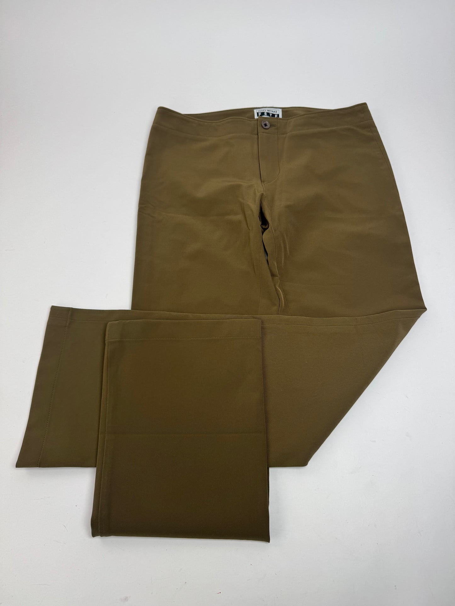 Vintage Issey Miyake Polyester Pants Khaki Size 1