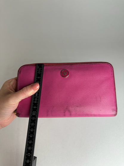 Vintage Loewe Madrid Leather Wallet Pink