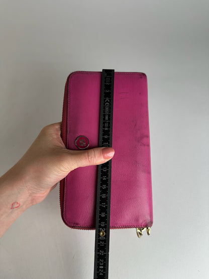 Vintage Loewe Madrid Leather Wallet Pink