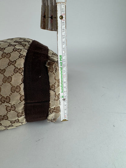 Vintage Gucci Monogram Canvas Tote bag beige brown