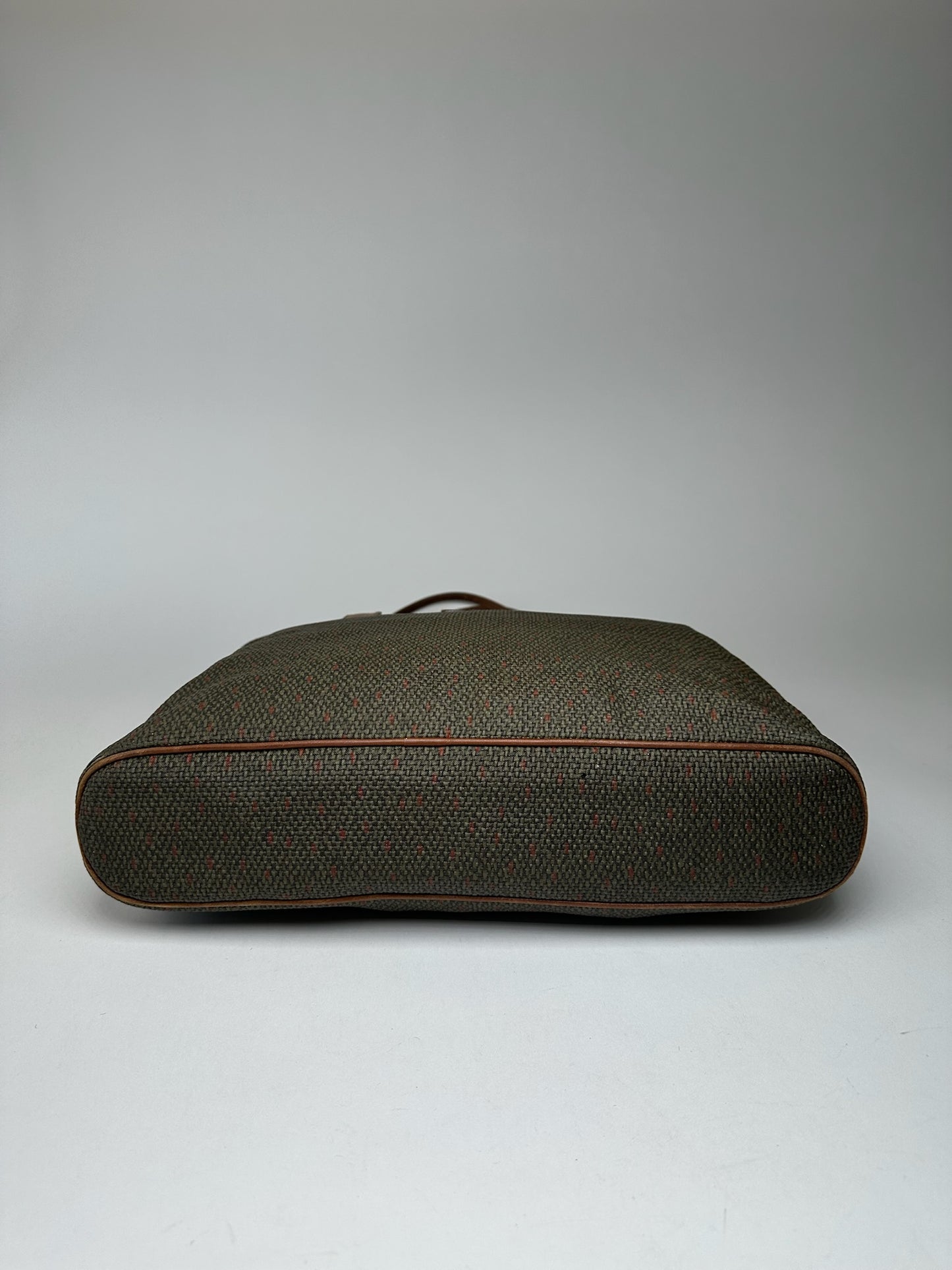 Sac à main vintage Yves Saint Laurent gris marron